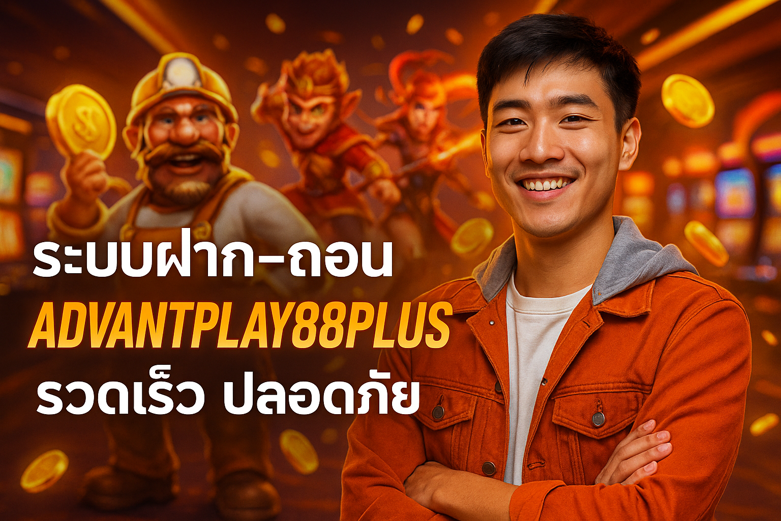 ระบบฝาก-ถอน ADVANTPLAY88PLUS รวดเร็ว ปลอดภัย