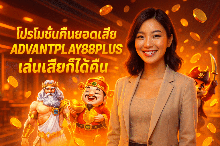 โปรโมชั่นคืนยอดเสีย ADVANTPLAY88PLUS เล่นเสียก็ได้คืน